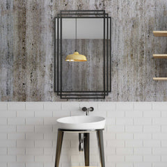 Amherst Black Iron Mirror - Ornate Home