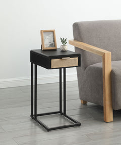 Amherst Black Side Table - Ornate Home