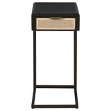 Amherst Black Side Table - Ornate Home