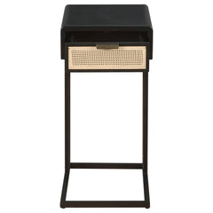 Amherst Black Side Table - Ornate Home