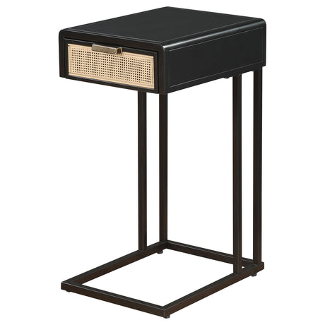 Amherst Black Side Table - Ornate Home
