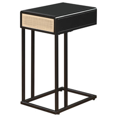 Amherst Black Side Table - Ornate Home