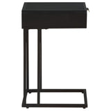 Amherst Black Side Table - Ornate Home