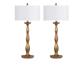 Amherst Brass Table Lamp (Set of 2) - Ornate Home