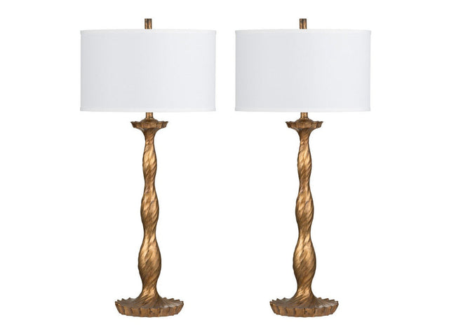 Amherst Brass Table Lamp (Set of 2) - Ornate Home