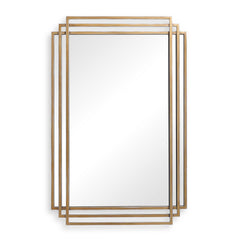 Amherst Brushed Gold Mirror - Ornate Home