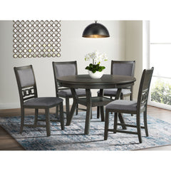 Amherst Grey 5-Piece Dining Set - Ornate Home