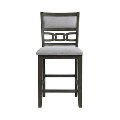 Amherst Grey Counter Side Chair with Fabric Cushion (Set of 2) - Ornate Home