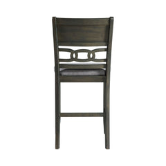 Amherst Grey Counter Side Chair with Fabric Cushion (Set of 2) - Ornate Home