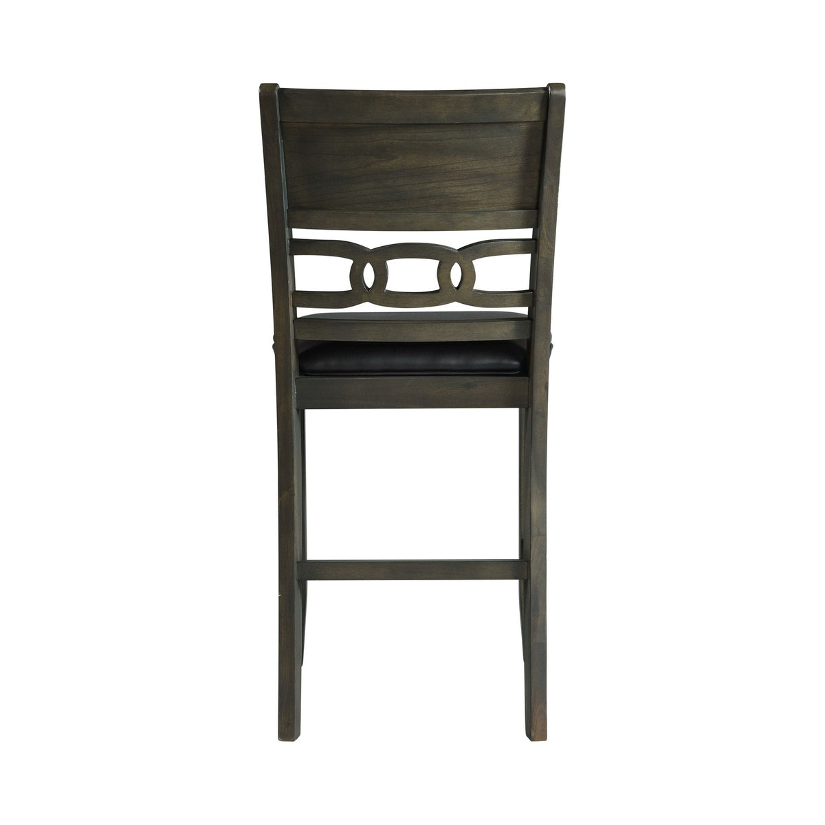 Amherst Grey Counter Side Chair with PU Cushion (Set of 2) - Ornate Home