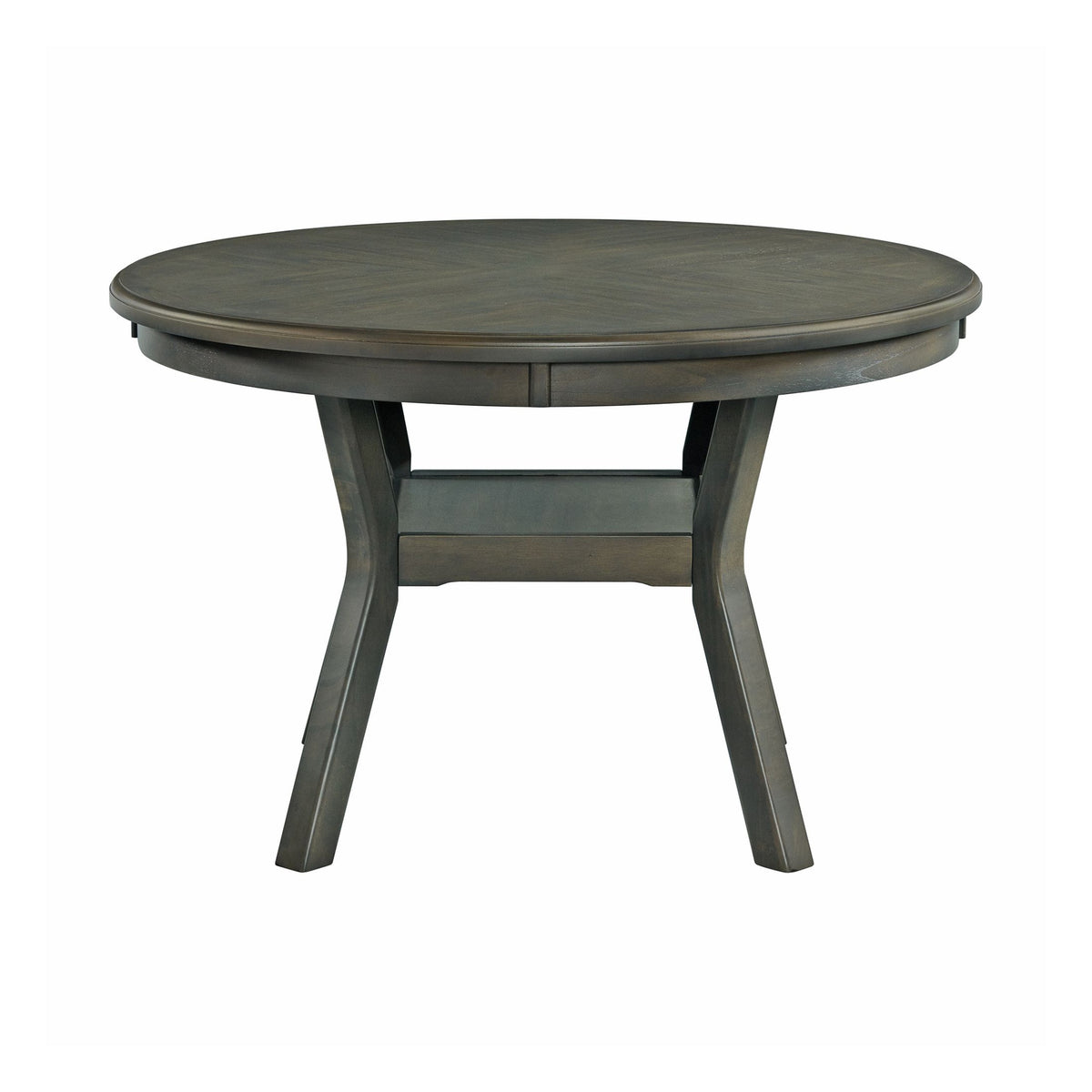 Amherst Grey Dining Table with Wood Leg - Ornate Home