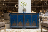 Amherst Royal Blue Buffet - Ornate Home