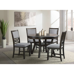 Amherst Walnut 5-Piece Standard Height Dining Set with Table & Four Side Chairs - Ornate Home