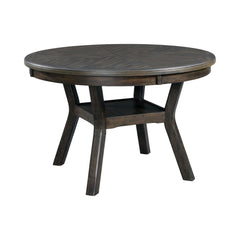 Amherst Walnut 5-Piece Standard Height Dining Set with Table & Four Side Chairs - Ornate Home
