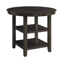 Amherst Walnut Counter Table with Wood Leg - Ornate Home