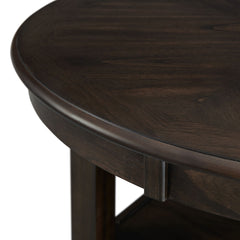 Amherst Walnut Counter Table with Wood Leg - Ornate Home