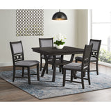 Amherst Walnut Dining Side Chair with Fabric Cushion (Set of 2) - Ornate Home