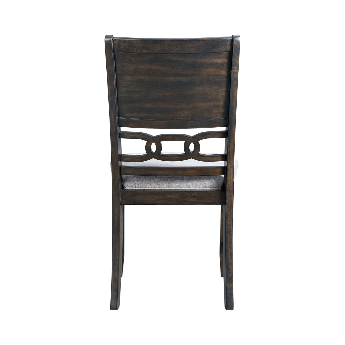 Amherst Walnut Dining Side Chair with Fabric Cushion (Set of 2) - Ornate Home