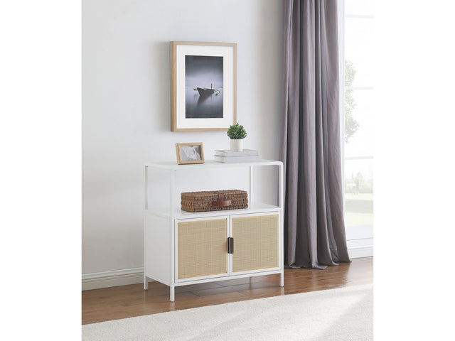 Amherst White 2-door Accent Cabinet - Ornate Home