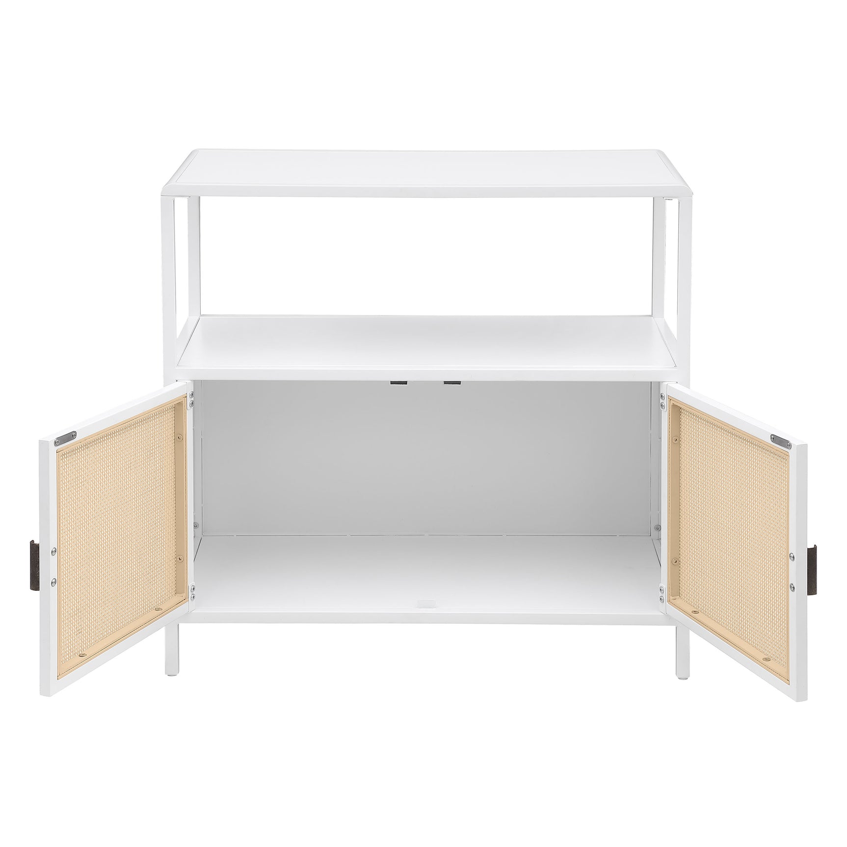 Amherst White 2-door Accent Cabinet - Ornate Home