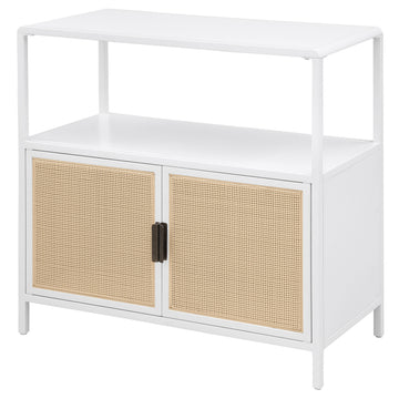 Amherst White 2-door Accent Cabinet - Ornate Home
