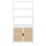 Amherst White 3-shelf Accent Cabinet - Ornate Home