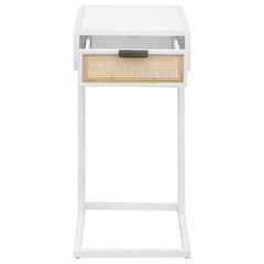 Amherst White Side Table - Ornate Home