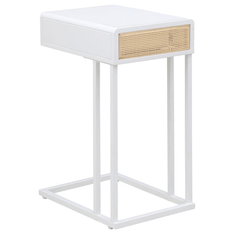 Amherst White Side Table - Ornate Home