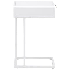 Amherst White Side Table - Ornate Home