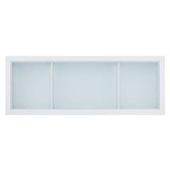 Amia White Vanity Set with Lightbulbs - Ornate Home