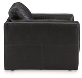 Amiata Black Sofa and Oversized Chair (Online Special Price) - Ornate Home