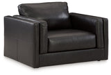 Amiata Black Sofa and Oversized Chair (Online Special Price) - Ornate Home