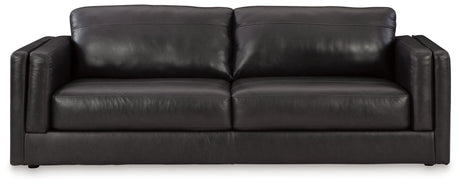 Amiata Black Sofa and Oversized Chair - Ornate Home