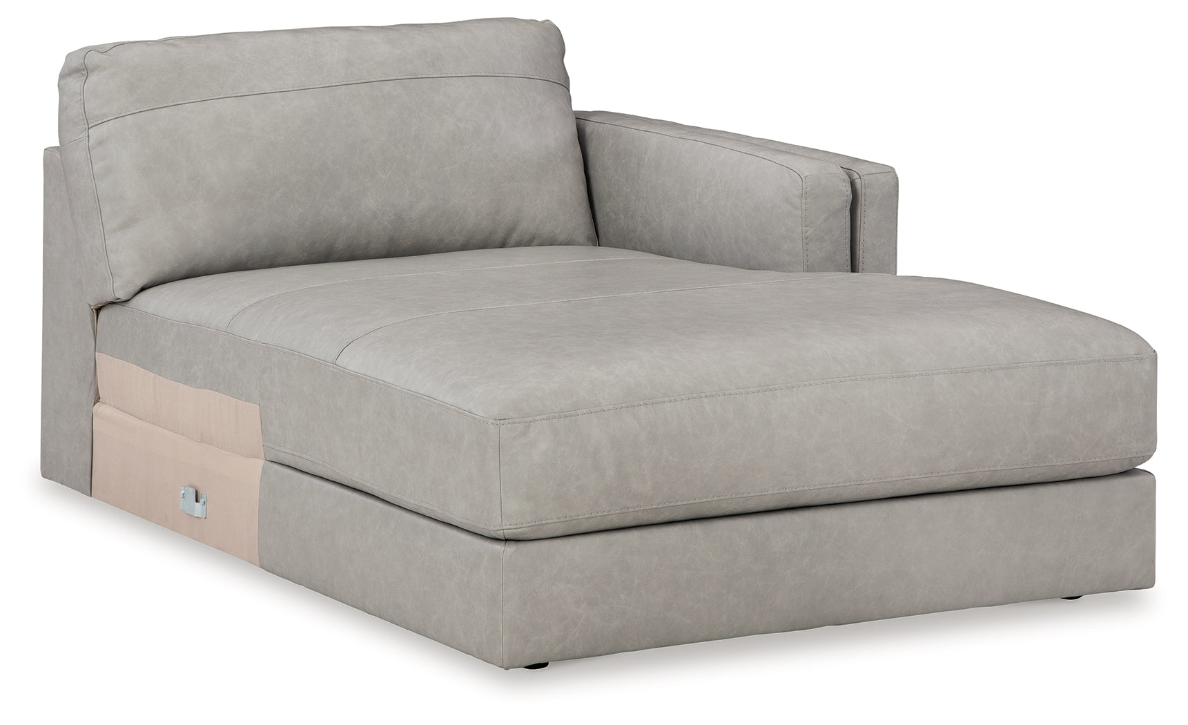 Amiata Glacier 2-Piece Sectional with Chaise and Ottoman (Online Special Price) - Ornate Home