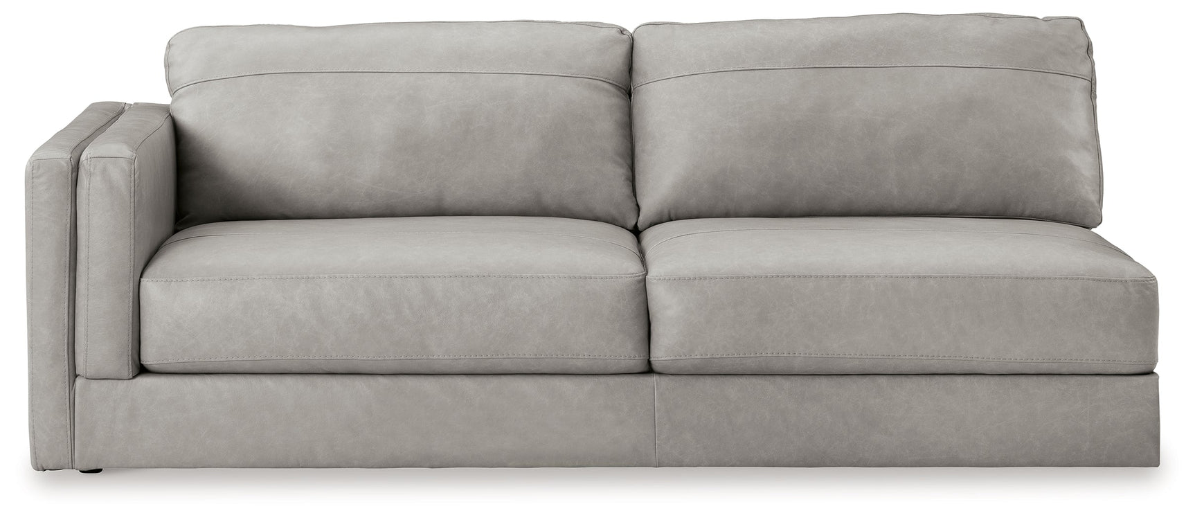 Amiata Glacier 2-Piece Sectional with Chaise and Ottoman (Online Special Price) - Ornate Home