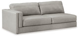 Amiata Glacier 2-Piece Sectional with Chaise and Ottoman (Online Special Price) - Ornate Home