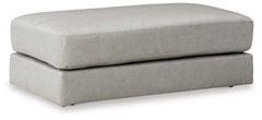 Amiata Glacier 2-Piece Sectional with Chaise and Ottoman - Ornate Home