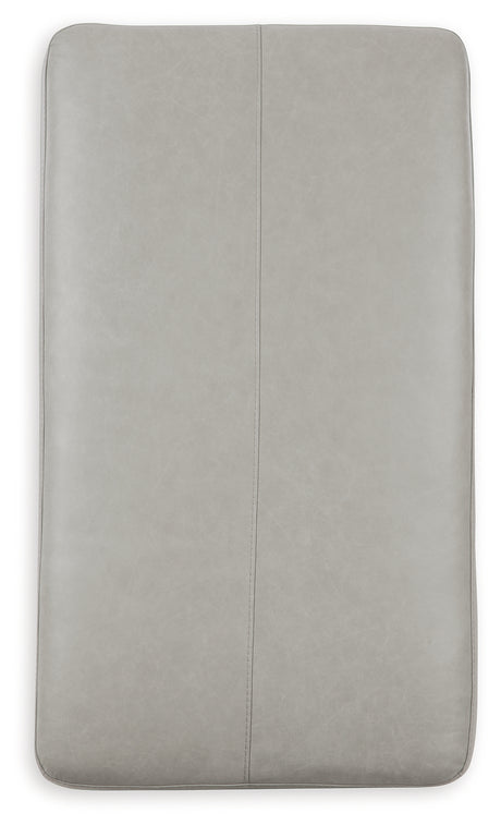 Amiata Glacier 2-Piece Sectional with Chaise and Ottoman - Ornate Home