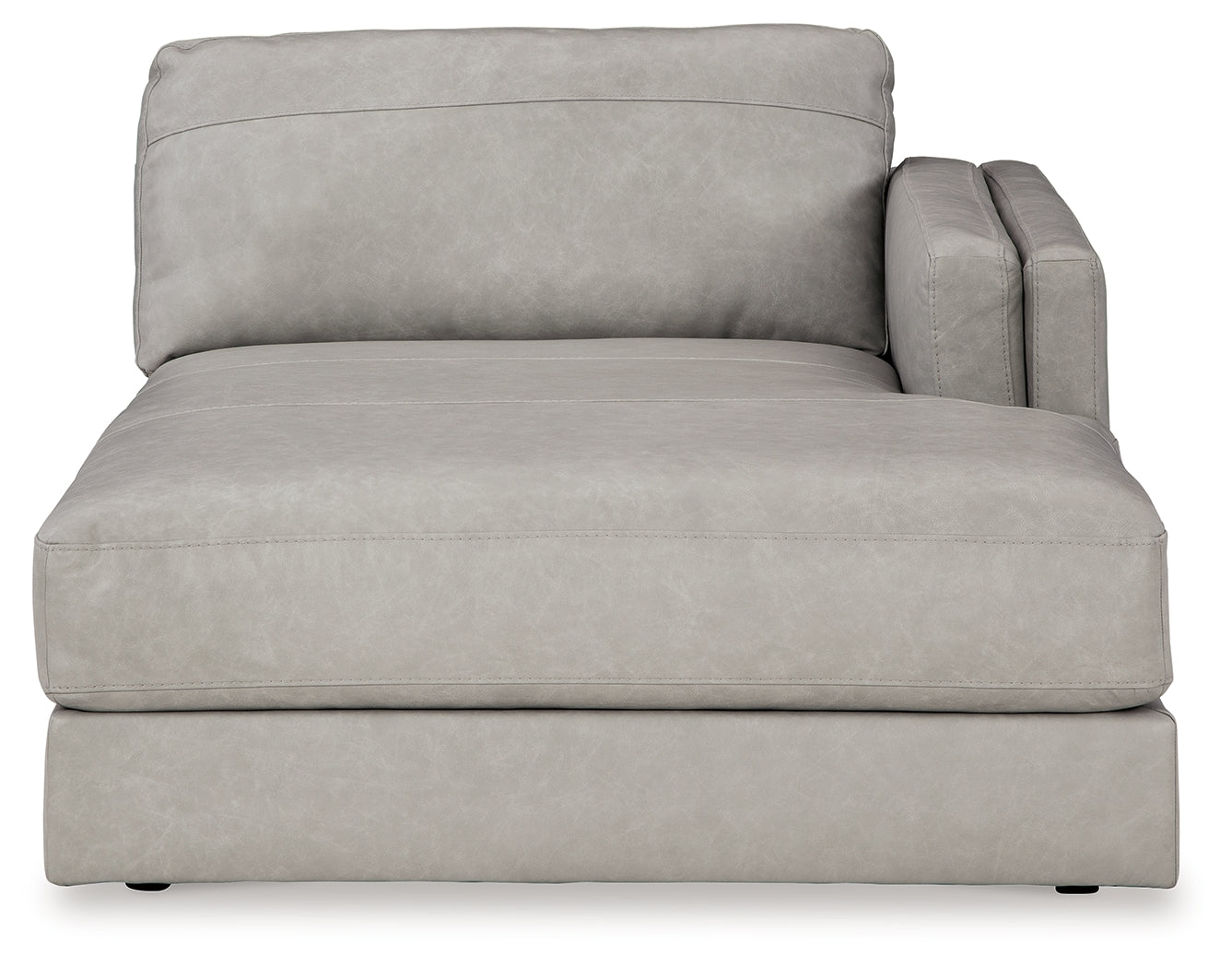Amiata Glacier 2-Piece Sectional with Chaise and Ottoman - Ornate Home