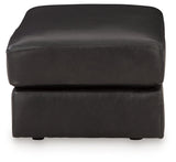 Amiata Onyx Leather Ottoman (Online Special Price) - Ornate Home