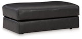 Amiata Onyx Leather Ottoman (Online Special Price) - Ornate Home