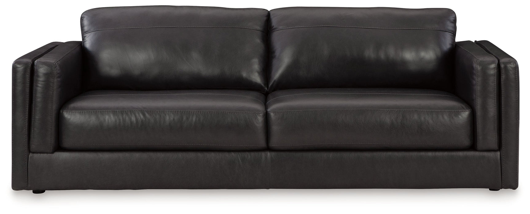 Amiata Onyx Leather Sofa (Online Special Price) - Ornate Home