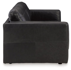 Amiata Onyx Leather Sofa - Ornate Home