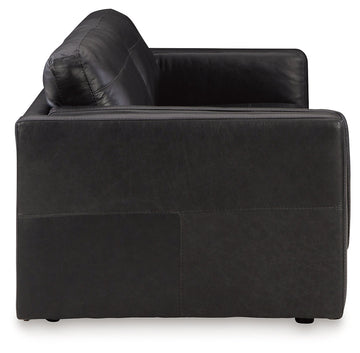 Amiata Onyx Leather Sofa - Ornate Home