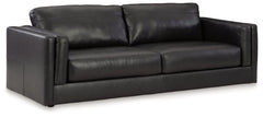 Amiata Onyx Leather Sofa - Ornate Home