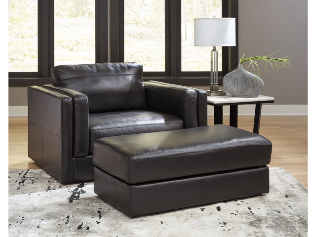 Amiata Onyx Oversized Chair and Ottoman (Online Special Price) - Ornate Home