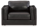 Amiata Onyx Oversized Chair and Ottoman - Ornate Home