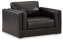 Amiata Onyx Oversized Chair and Ottoman - Ornate Home
