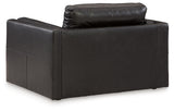 Amiata Onyx Oversized Chair and Ottoman - Ornate Home