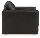 Amiata Onyx Oversized Chair and Ottoman - Ornate Home